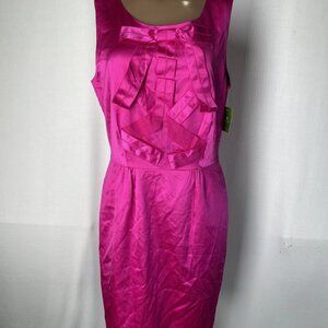 NEW KATE SPADE Amelia Take A Bow Dress Magenta Gerbera Pink Size 8 NWT